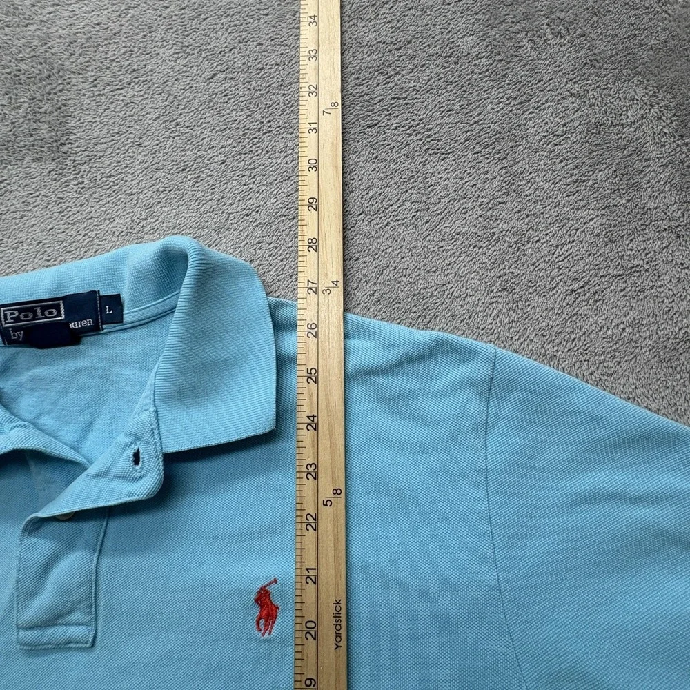 Polo Ralph Lauren Polo Shirt Mens Large Classic‎ Fit Pony Embroidered Short
